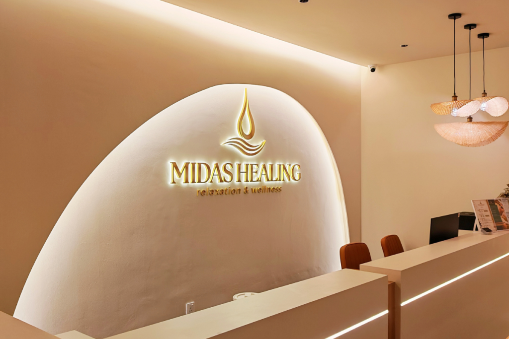 Midas Healing 女性按摩：从独立分区到按摩前咨询的服务安排
